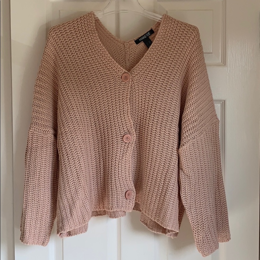 Mandee Pink Cardigan